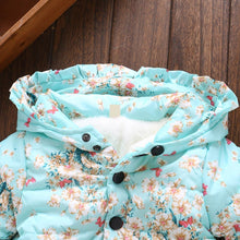 Blue Floral Coat