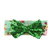 Floral Sequins Bow